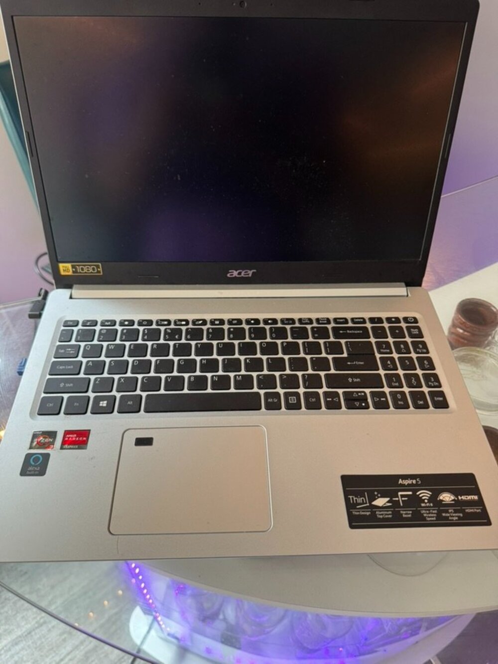 Acer Aspire 5 Laptop with Wireless Keyboard and Mouse
